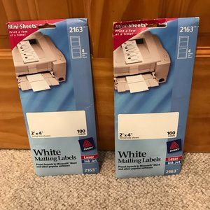 Avery White Mailing Labels